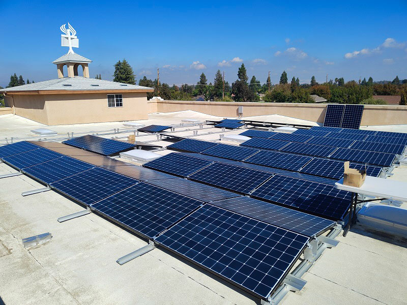 Ballasted solar mounting system Ballasted solar mounting system