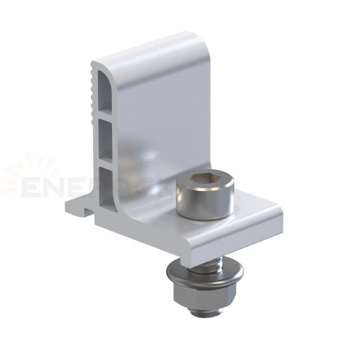 Standard rail clamp with flange nut