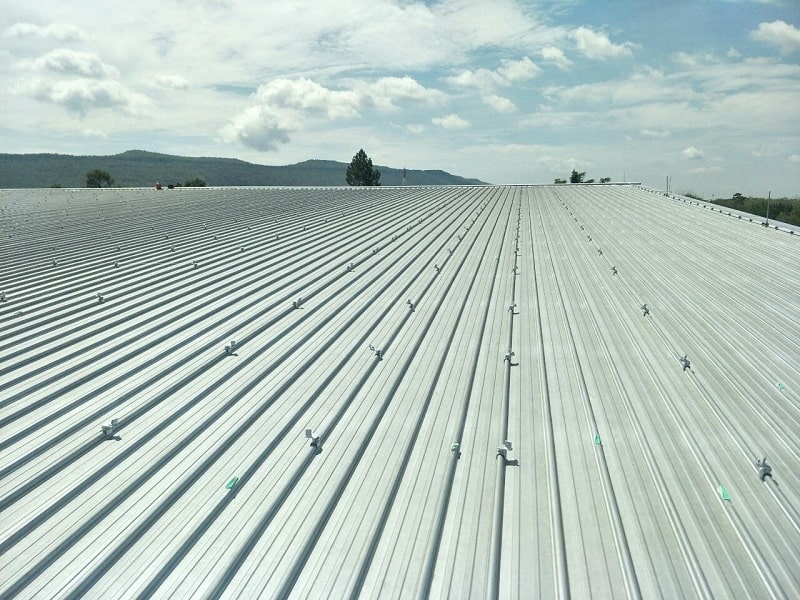 Projetos de telhado de zinco de 16 MW