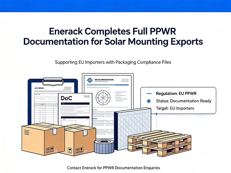 Enerack: Documentação de Conformidade de Embalagens PPWR Pronta para Importadores da UE