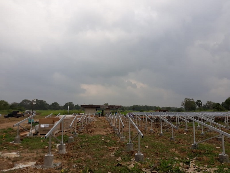 Sistemas de montagem no solo de 2 MW no sri lanka